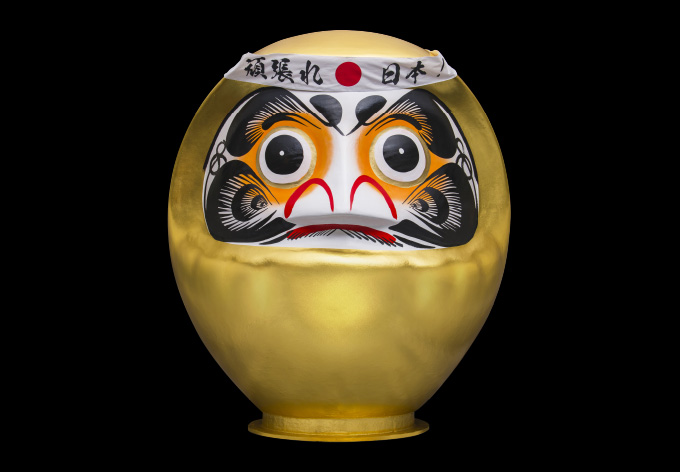 「金箔だるま」