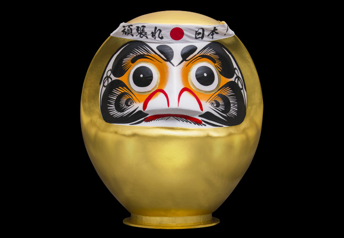 「金箔だるま」