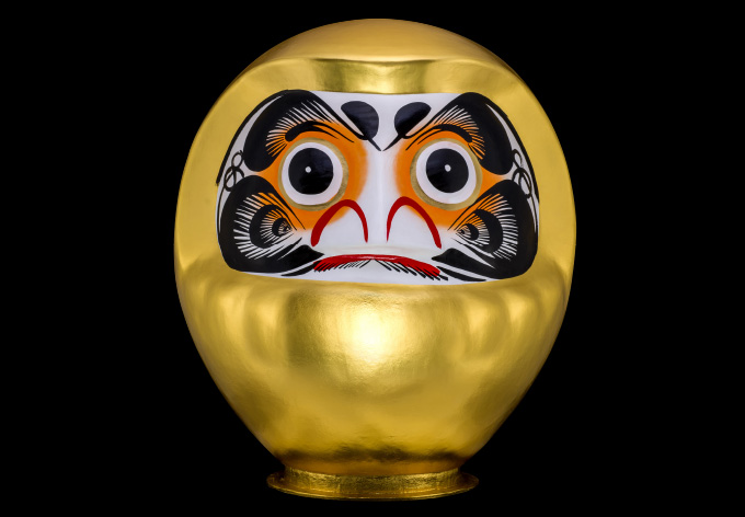 「金箔だるま」